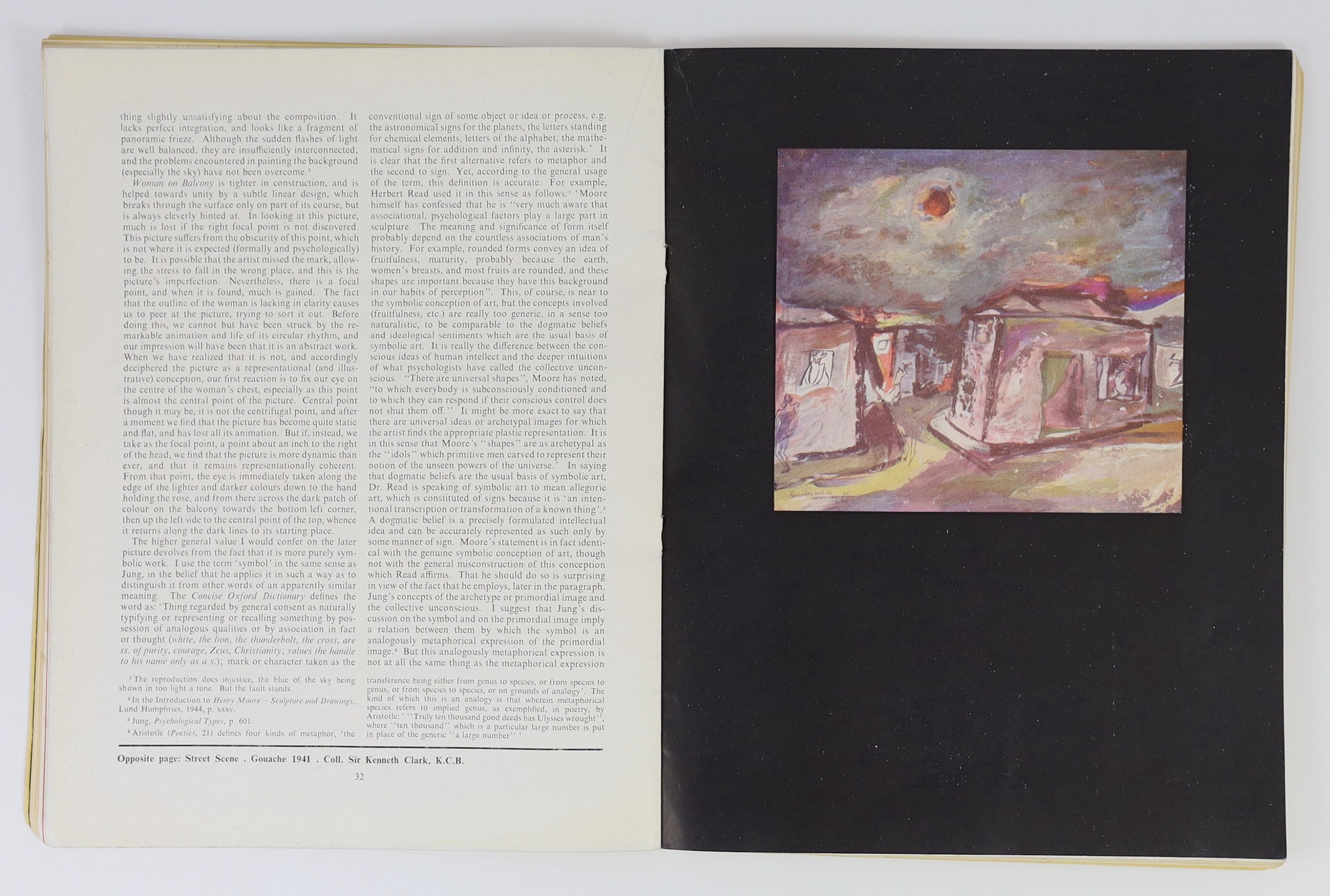 Senat, Conrad [Ed] - Counterpoint Volume 2. Adorned with numerous illustrations throughout. Original paper cover designed by Cecil Collins. Numerous advertisements to ends. 4to. Counterpoint Publications, Oxford, 1944.